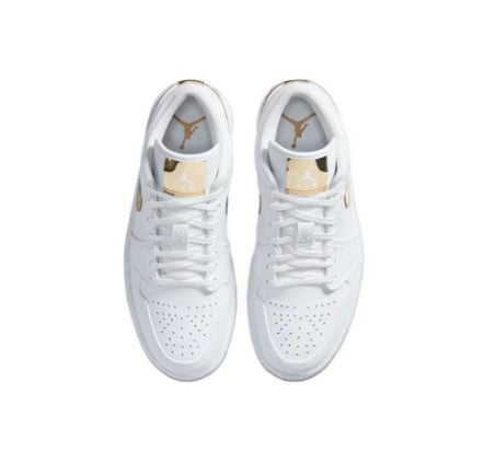 TÊNIS AIR JORDAN 1 LOW “White Metallic”